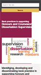 Mobile Screenshot of dissertationsupervision.org